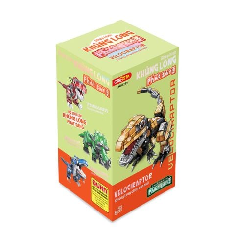 Ghép hình khủng long phát sáng - Khủng long chim săn mồi DK81289