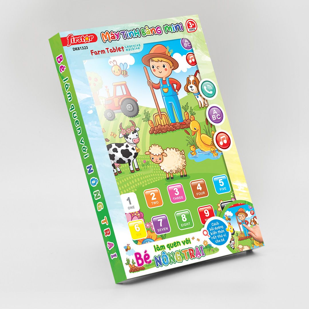 Máy tính bảng mini : Bé làm quen với nông trại, DK81323