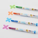 Bút Sáp Màu Xoay Twist Crayon 24 Màu - Hộp Nhựa PP DK3302-24