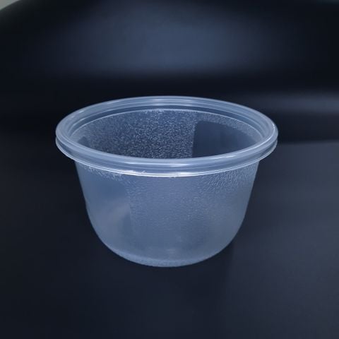 Tô Nhựa Trong PP 1000ml - Nắp PP Trong Đựng Phở, Hủ Tíu, Bún, Mì,...