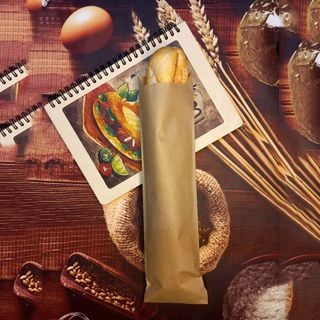 Túi Giấy Đựng Bánh Mì Que - Trơn/ In Sẵn