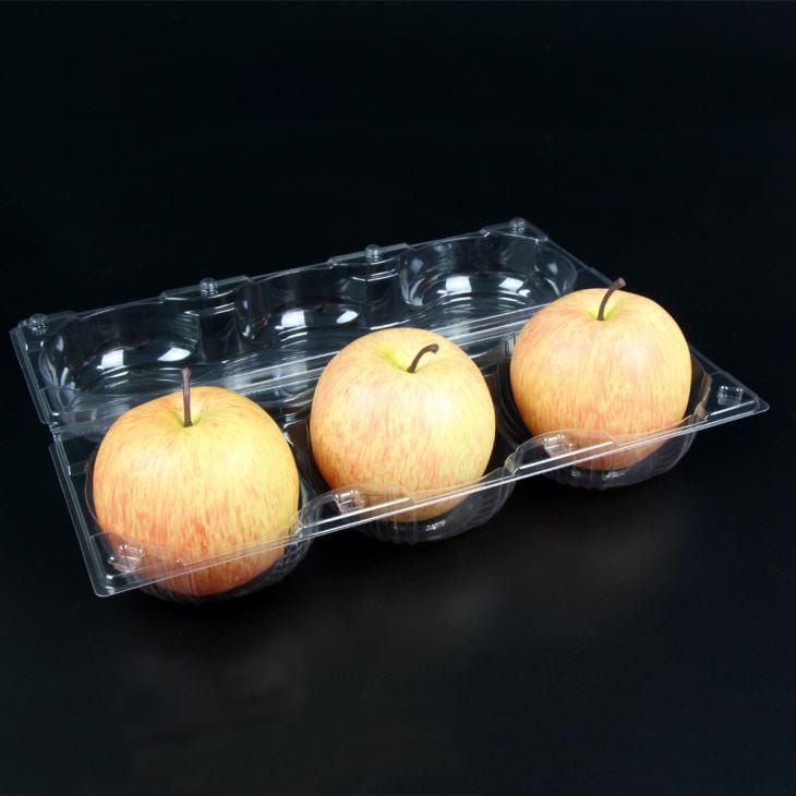  Hộp Nhựa 3 Trái (Ngăn) / Hộp nhựa đựng trái cây 