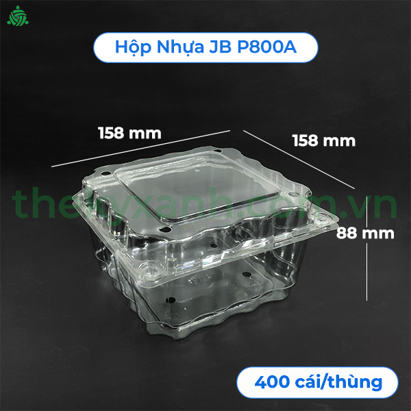  Hộp Nhựa PET P800A - Hộp Đựng Trái Cây 