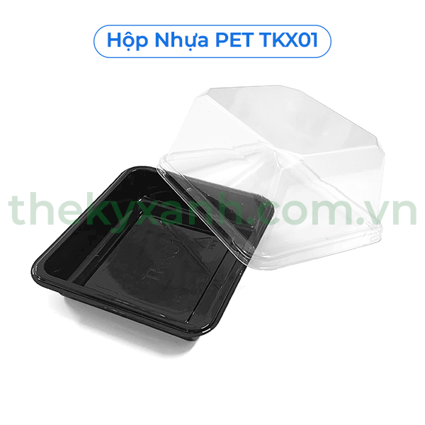  Hộp Bánh Nhựa PET TKX01 - Hộp bánh kem 