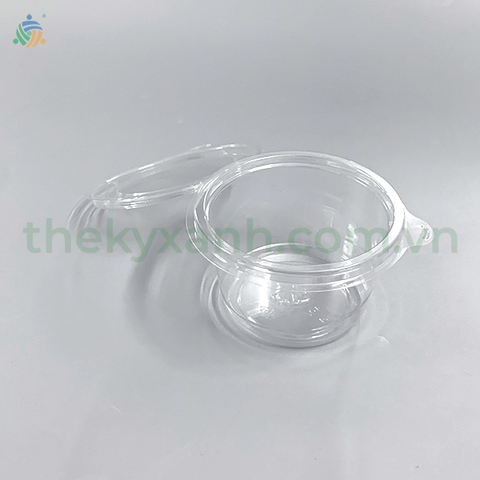 Hủ Nhựa PET 4OZ Nắp Liền - Hủ Đựng Sốt Nắp Liền - Hủ Nước Chấm Nắp Liền