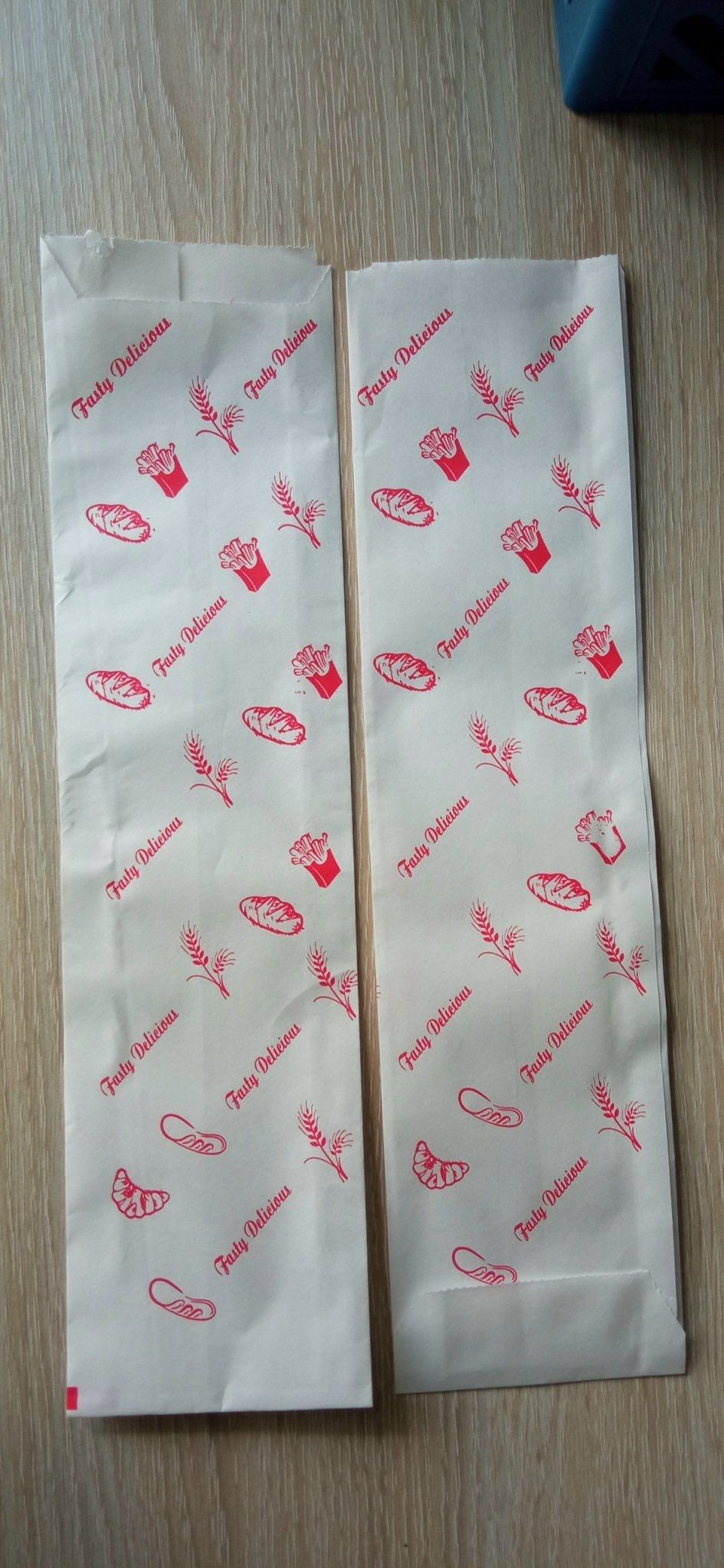  Túi Giấy Đựng Bánh Mì Que - Trơn/ In Sẵn 