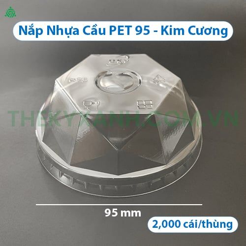  Nắp Nhựa Cầu PET 95 - Kim Cương 