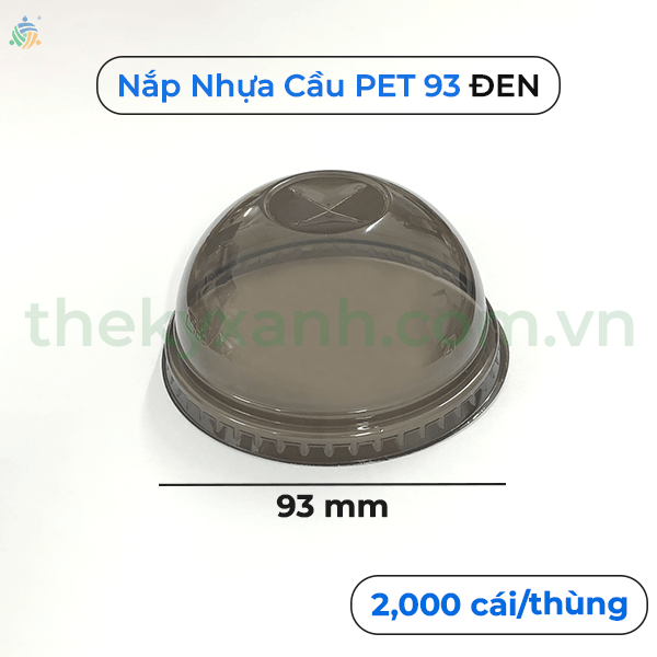  Nắp Nhựa Cầu PET 93 - Màu ĐEN 