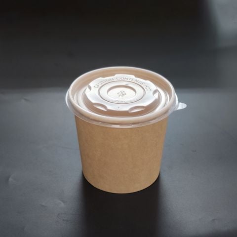 Nắp PP 117 mm  dùng cho tô giấy Kraft (26oz, 32oz) - 760ml, 1000 ml