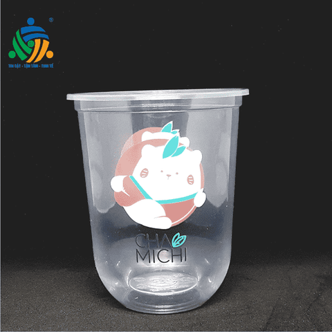 Ly Nhựa Đáy Bầu PP 95 - 500ml (CHAMICHI)