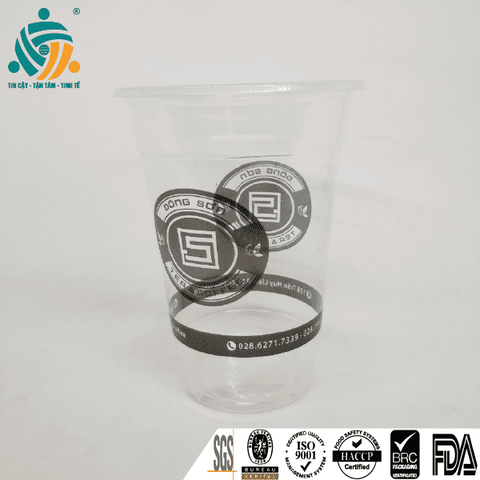 Ly Nhựa PP 95 - 500ml (Đông Sơn Tea & Coffee)