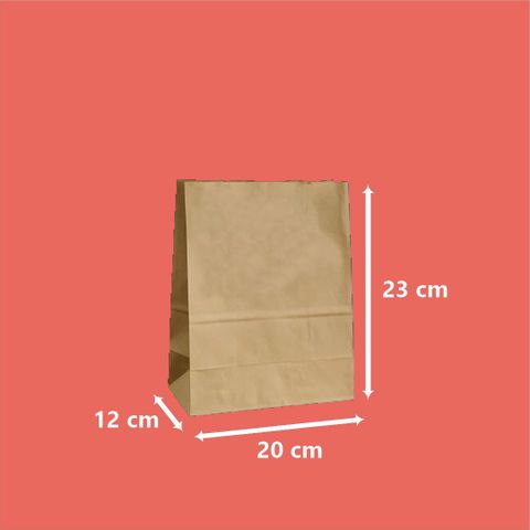 Túi Giấy Kraft Đáy Vuông, Túi Giấy Xi Măng