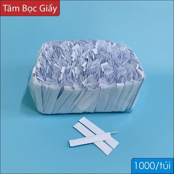  Tăm Tre Bọc Giấy Dùng 1 Lần 