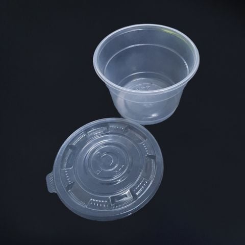 Tô Nhựa Trong PP 120 x 70 - 600ml Đựng Canh, Súp, Mì, Bún, Hủ Tíu, Phở,...