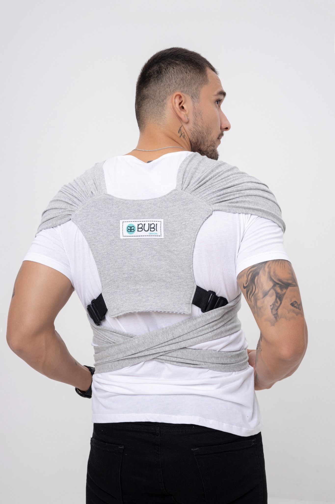  BUBI Sling Gen 2 Flex - Cotton - Xám tiêu 