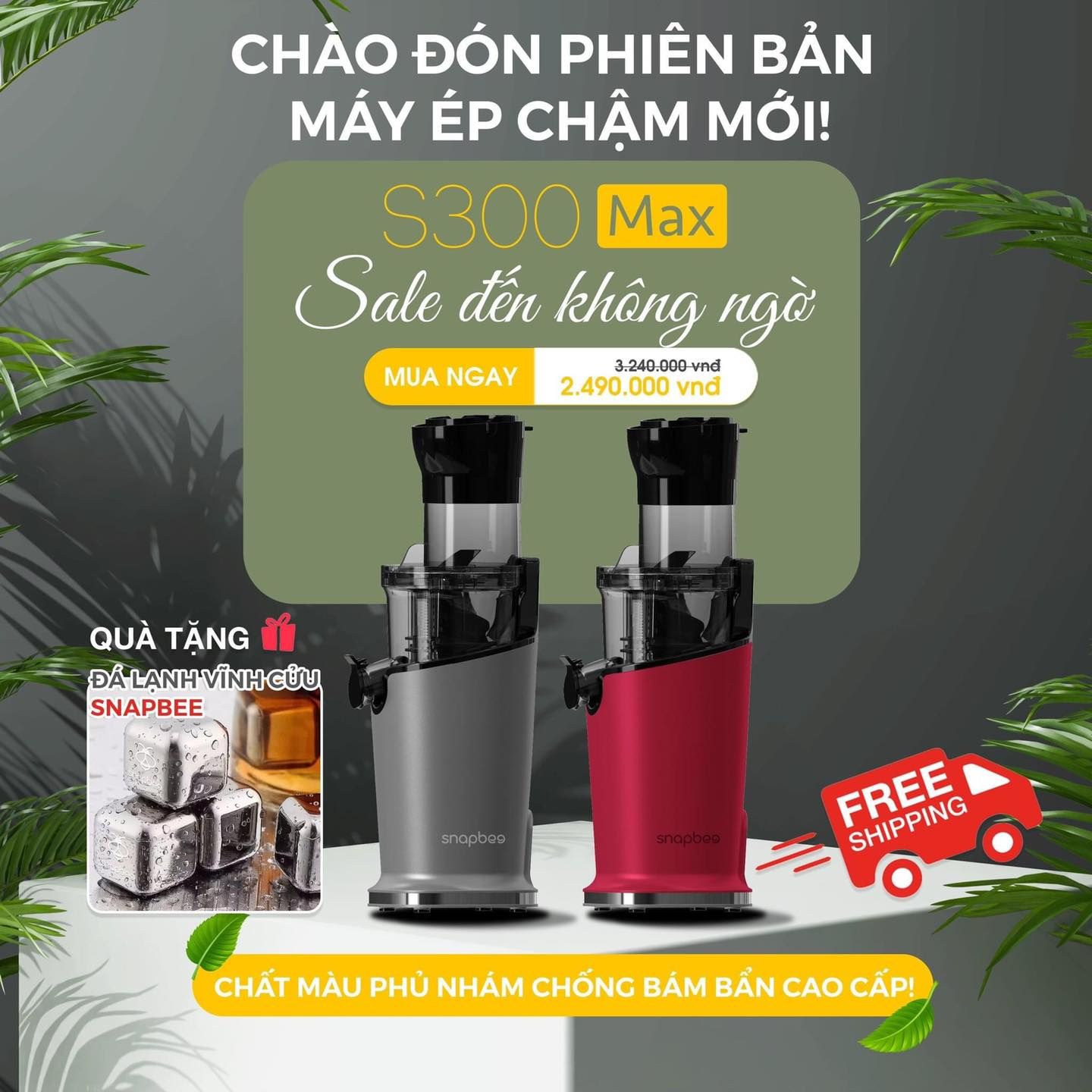  Snapbee -  Máy ép chậm S300_Max 