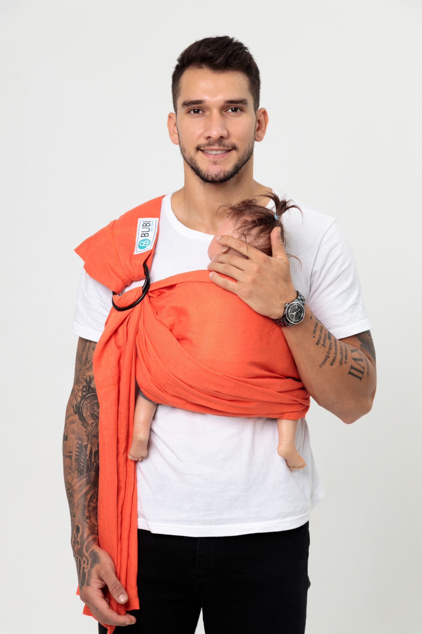  BUBI Ring Sling Gen 1 - Linen cotton - Cam 