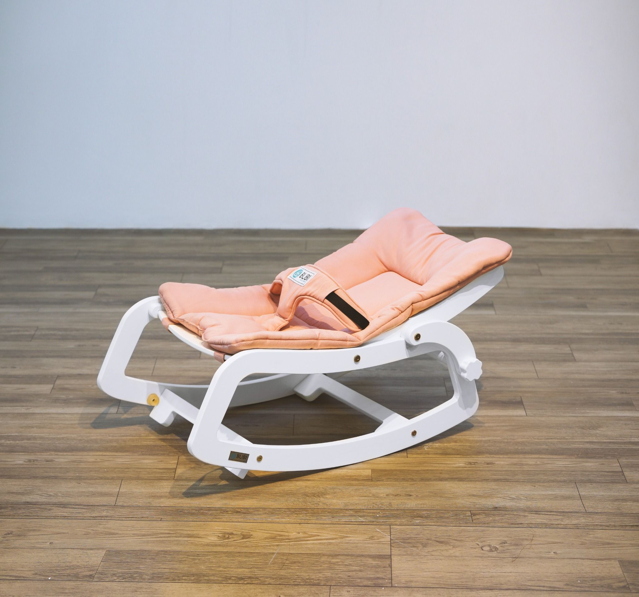  BUBI Bouncer V2 -  White Frame w Pink Top 