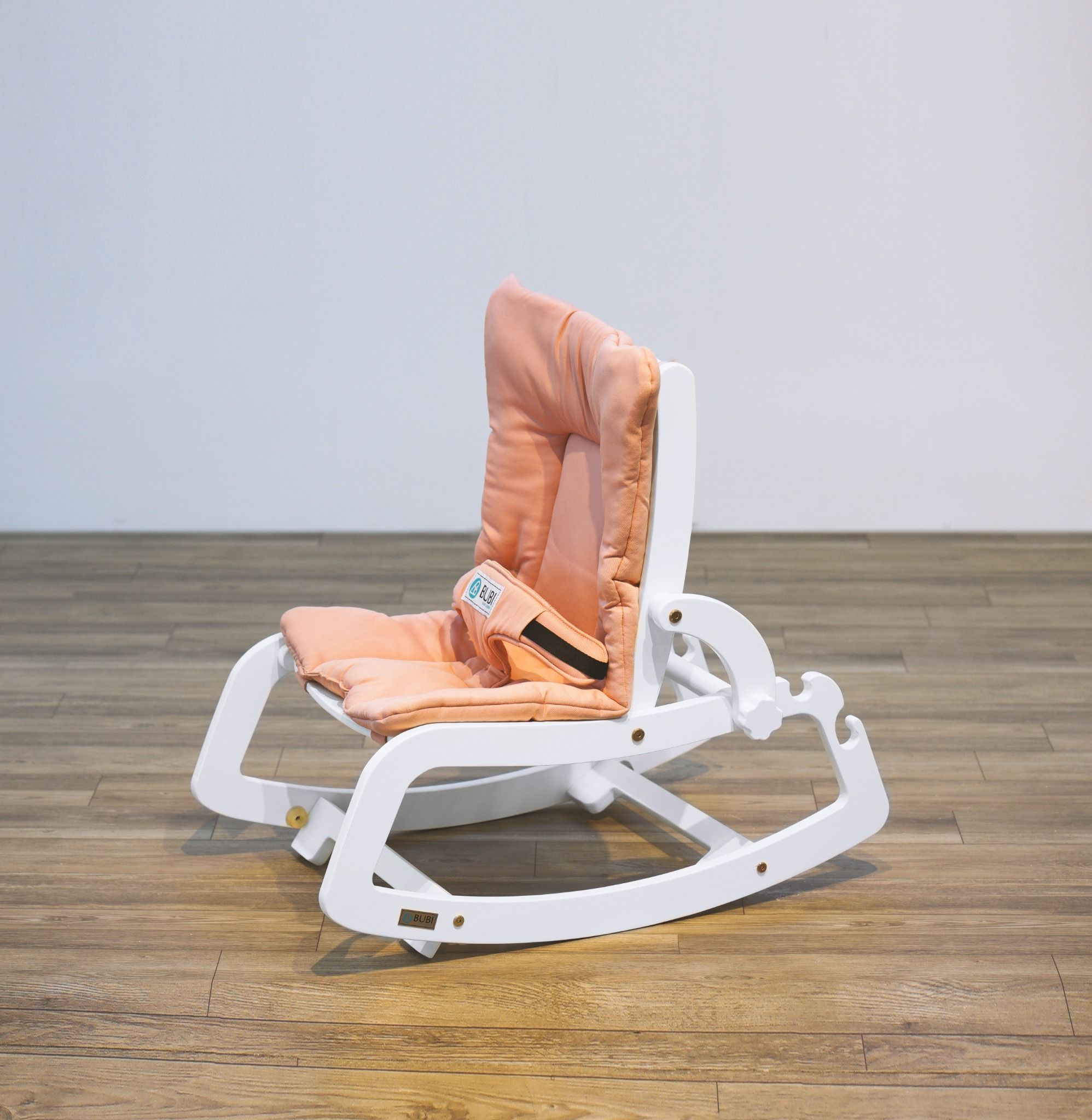  BUBI Bouncer V2 -  White Frame w Pink Top 