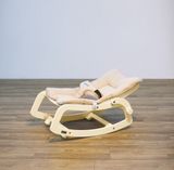  BUBI Bouncer V2 -  Cream Frame w Beige Top 