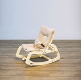  BUBI Bouncer V2 -  Cream Frame w Beige Top 