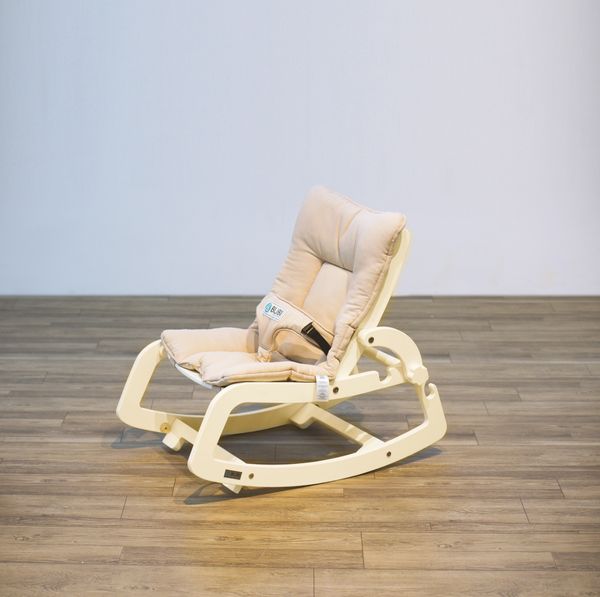  BUBI Bouncer V2 -  Cream Frame w Beige Top 