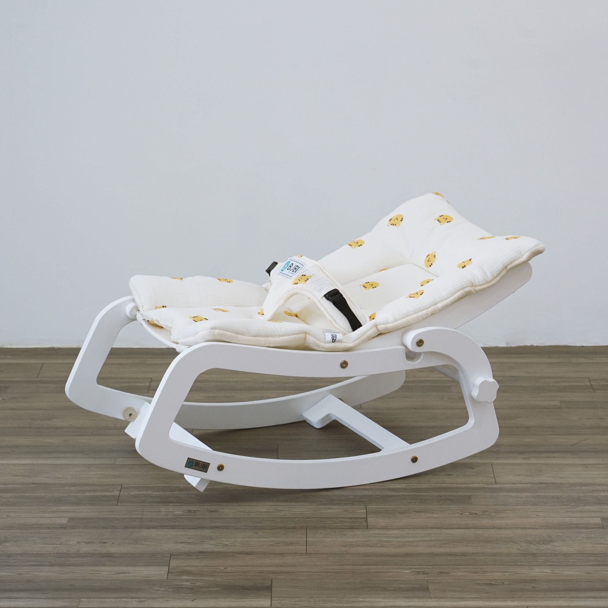  BUBI Bouncer V2 - White Frame w Golden Tiger Top 