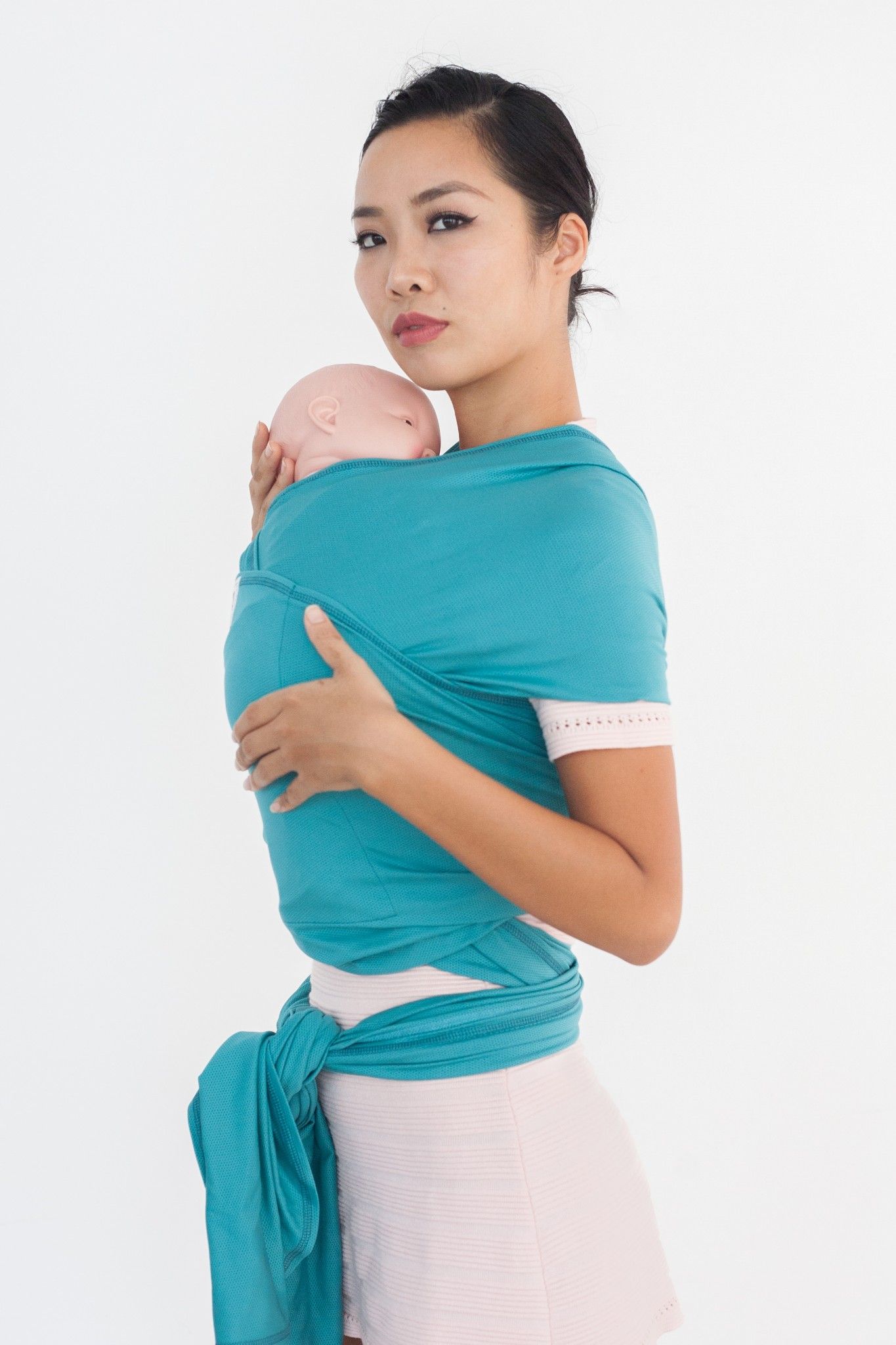  BUBI WRAP - Lưới co dãn -  Xanh Turquoise 