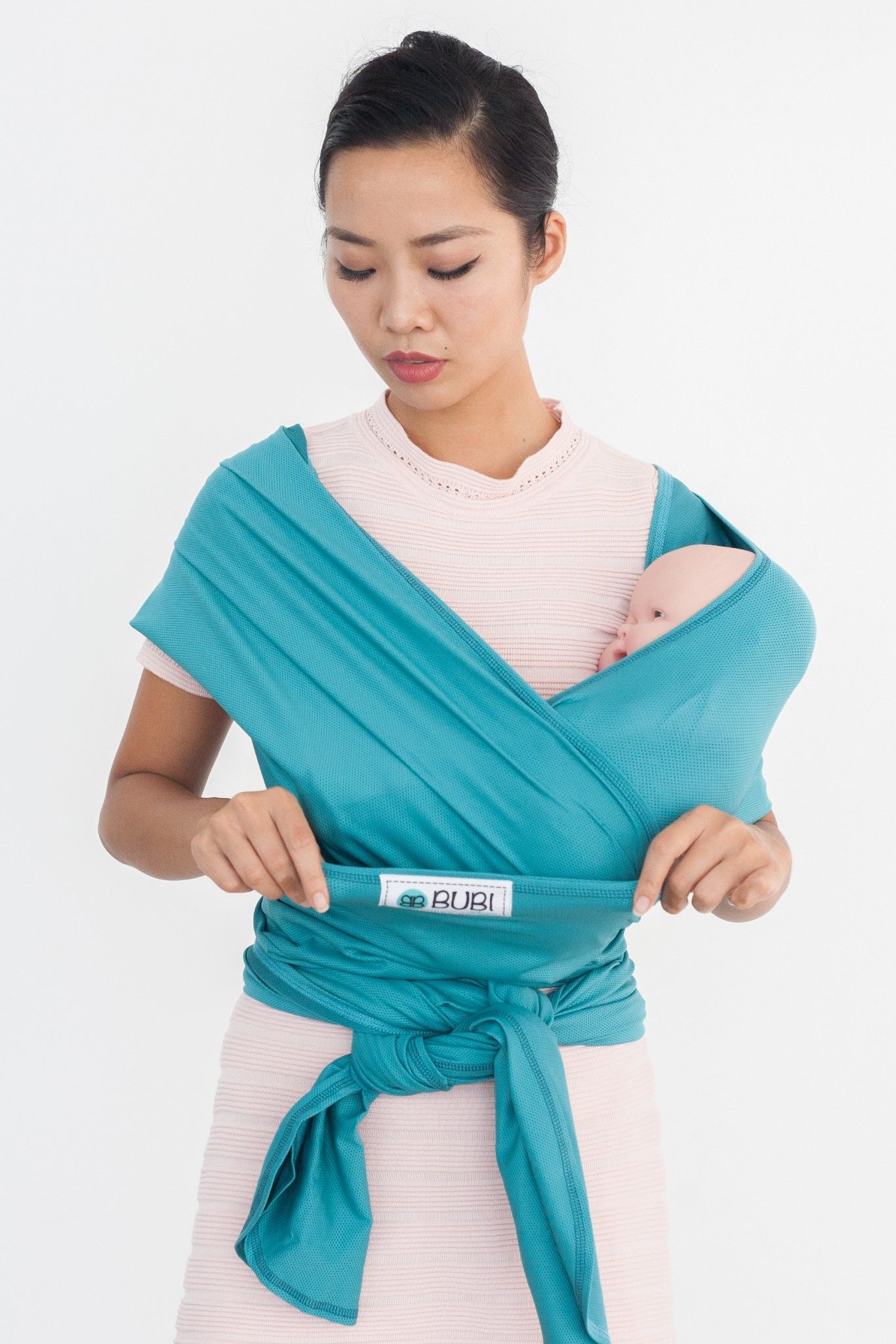  BUBI WRAP - Lưới co dãn -  Xanh Turquoise 