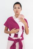  BUBI WRAP - Lưới co dãn - Hồng sen 