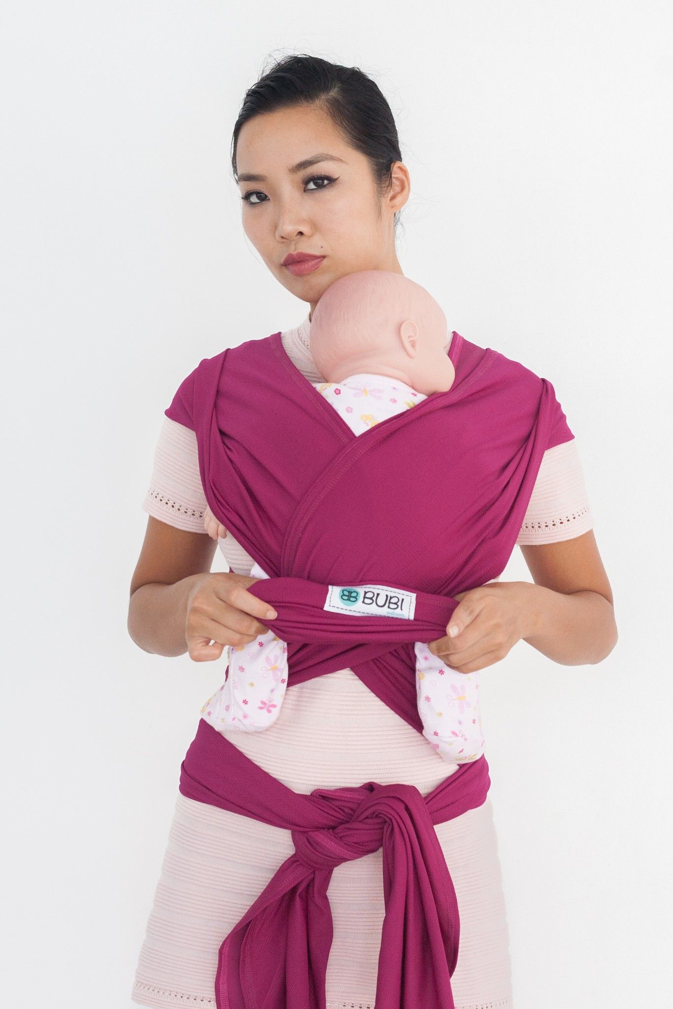  BUBI WRAP - Lưới co dãn - Hồng sen 