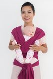  BUBI WRAP - Lưới co dãn - Hồng sen 