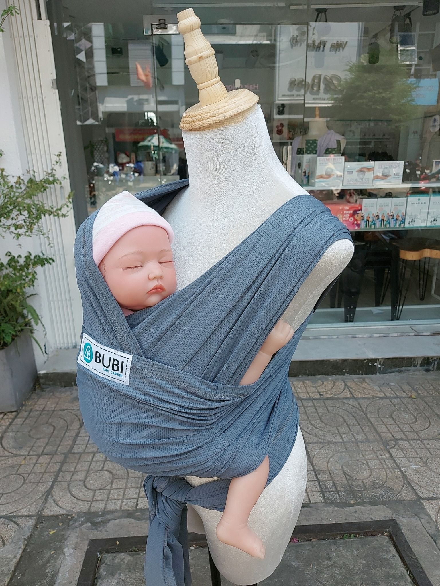  BUBI WRAP - Chống tia UV - Xám chì 