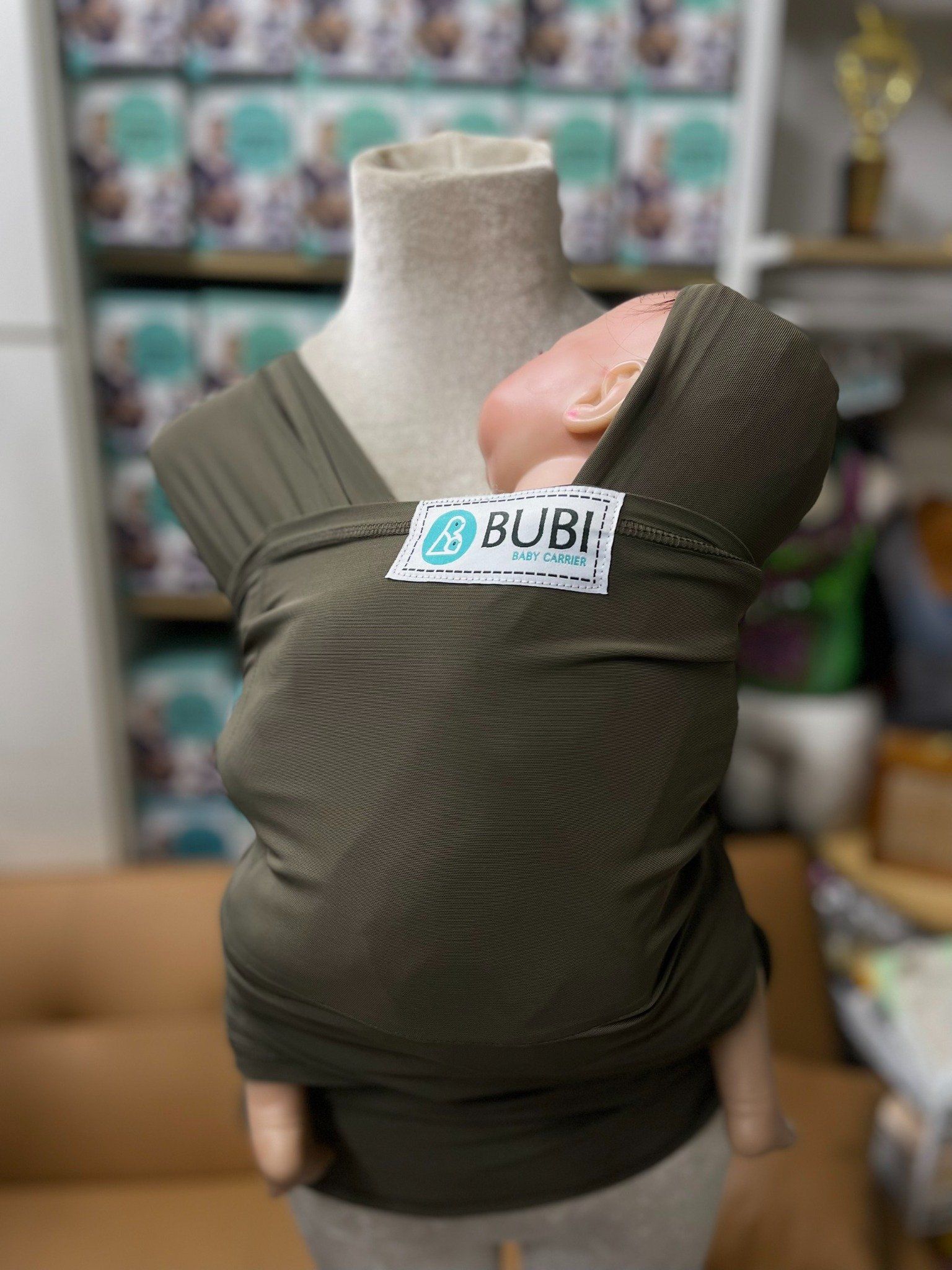  BUBI WRAP - Lưới - Xanh Rêu 