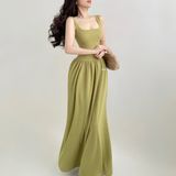  Đầm Maxi Alba Dress Thun Gân TD390404 