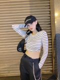  Áo croptop cột lưng tay dài YA052160 