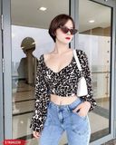  Áo Croptop Tay Phồng Hở Lưng - YA042230 