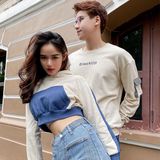  Áo croptop hoodie tay dài - BA110300 