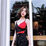  Áo croptop 2 dây chéo ngực - YA130140 