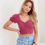  Áo Croptop Tay Phồng - GA104130 