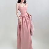  Đầm Maxi Alba Dress Thun Gân TD390404 