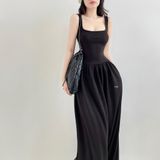  Đầm Maxi Alba Dress Thun Gân TD390404 