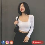  Áo croptop hở lưng YA014210 