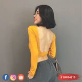  Áo croptop hở lưng YA014210 