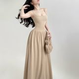  Đầm Maxi Alba Dress Thun Gân TD390404 