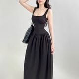  Đầm Maxi Alba Dress Thun Gân TD390404 