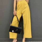  Quần ống rộng (culottes) lưng cao đủ màu - YD0001 