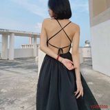  Đầm Maxi Satin - YD065350 