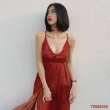  Đầm Maxi Satin - YD065350 