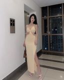  Đầm Body Sexy 2 Dây Khoét Eo - YD280233 